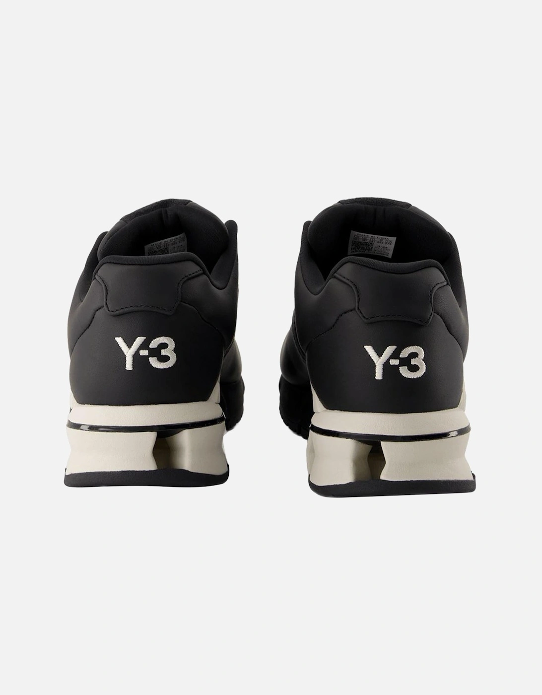 A3 Leather Control Sneakers with Lace-Up Closure