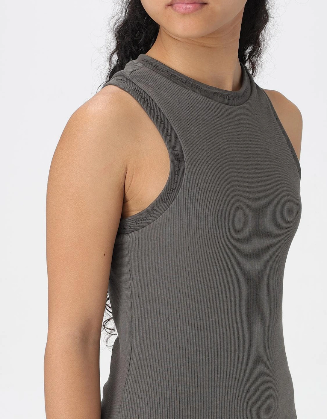 Ribbed Mini Dress Sleeveless
