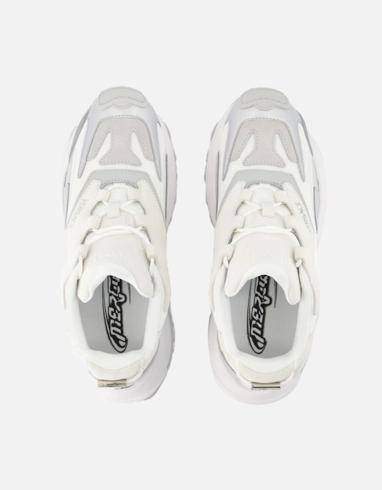 Low Top Leather Sneakers with Lace-Up Closure