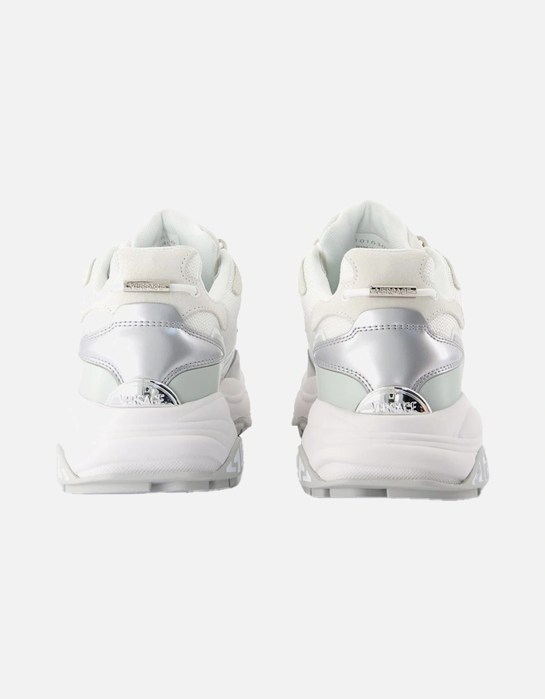 Low Top Leather Sneakers with Lace-Up Closure