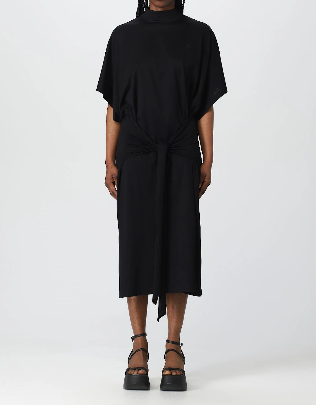 Knotted Midi Dress Short Sleeves, 4 of 3