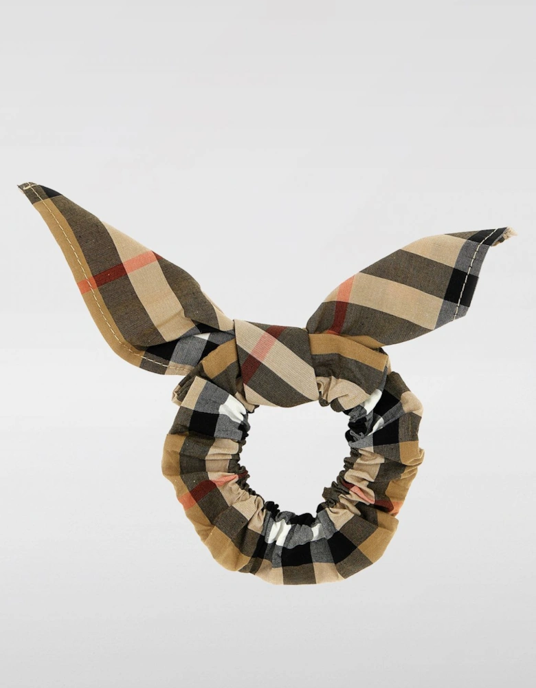 Check Scrunchie Hair Accessory