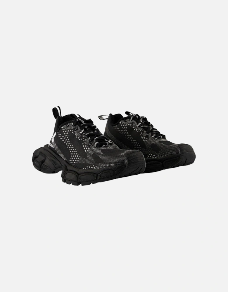 Luxurious Synthetic Round Toe Lace-Up Sneakers