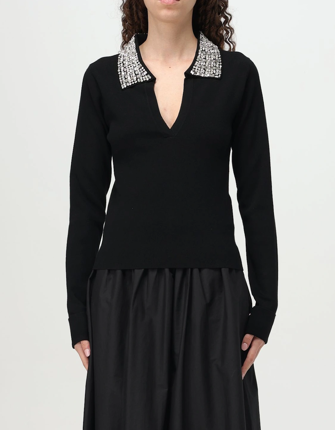 Embellished Collar Knit Sweater, 4 of 3
