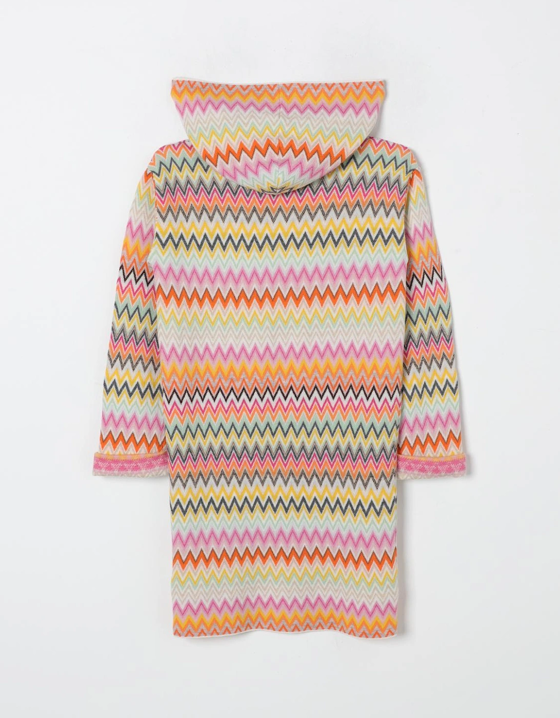 Hooded Zigzag Knit Dress, 4 of 3