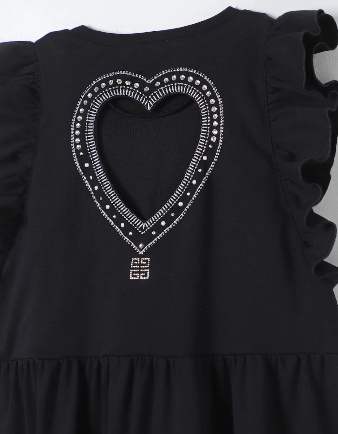 Tiered Cotton Dress Ruffle Detail