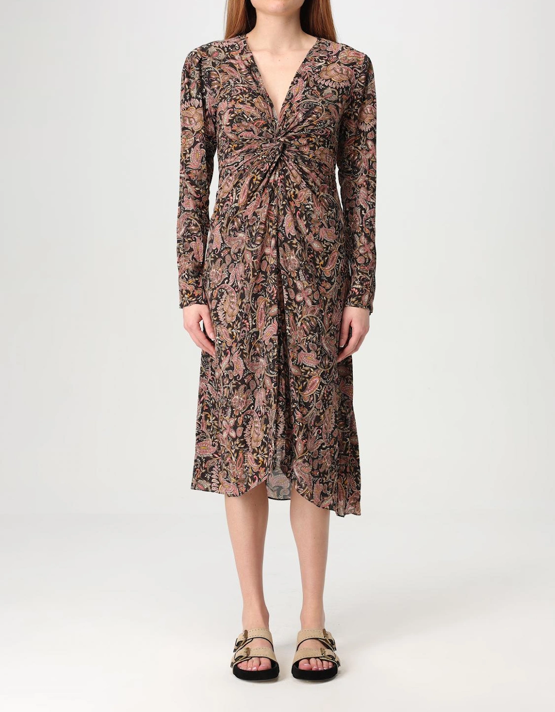 Paisley Print Midi Dress, 4 of 3