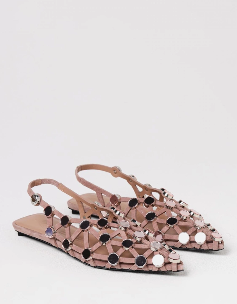 Studded Cage Flat Sandals