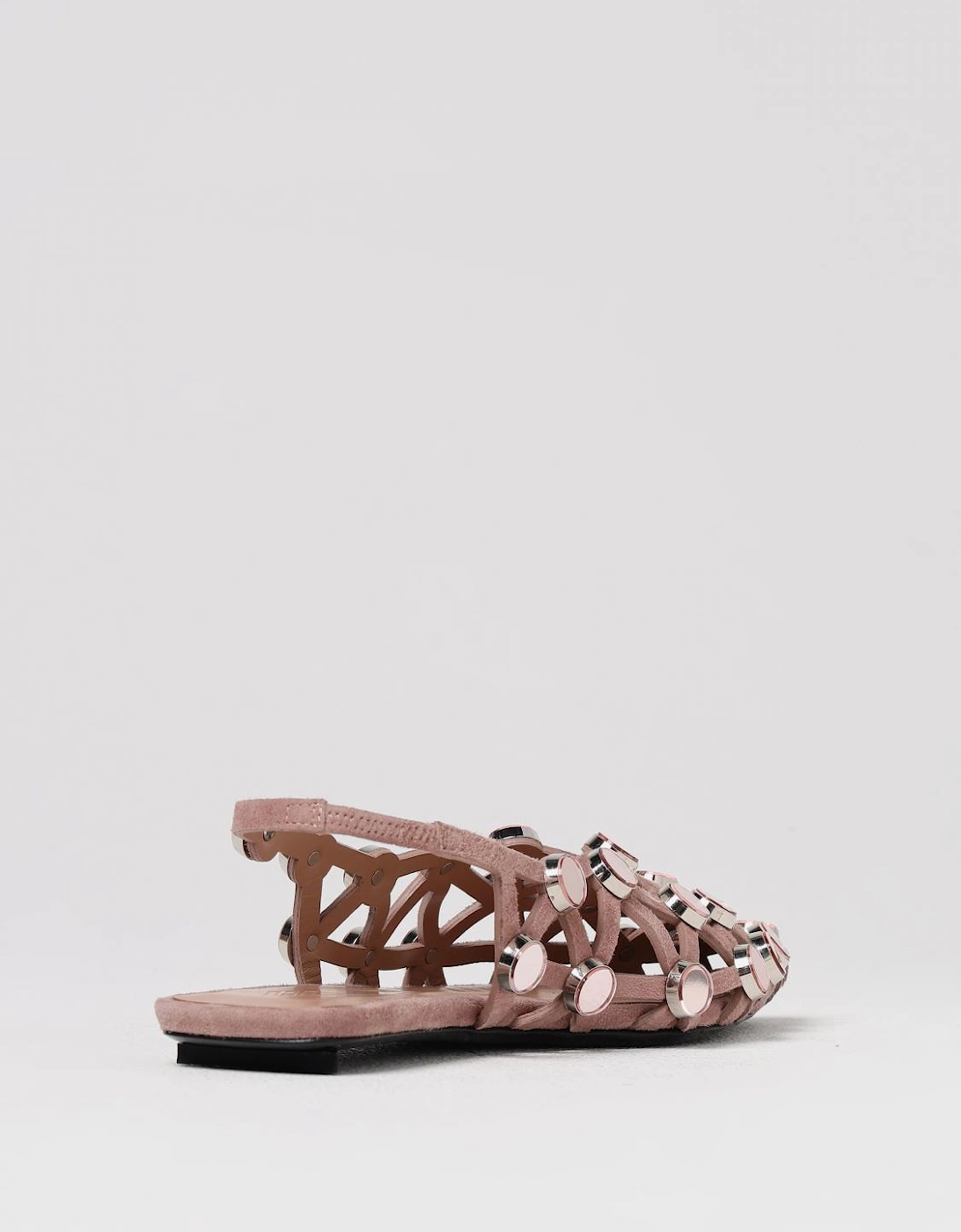 Studded Cage Flat Sandals