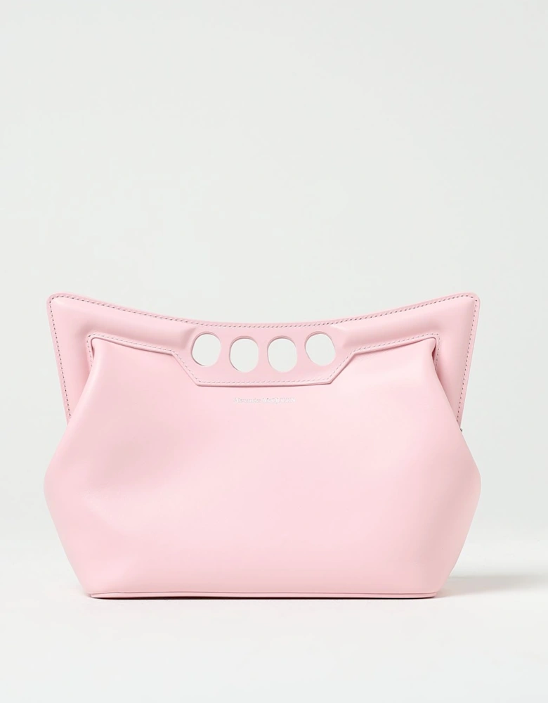Curve Small Leather Clutch