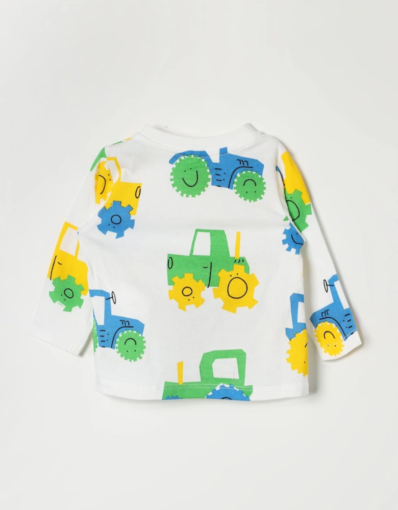 Tractor Print Organic Cotton Top