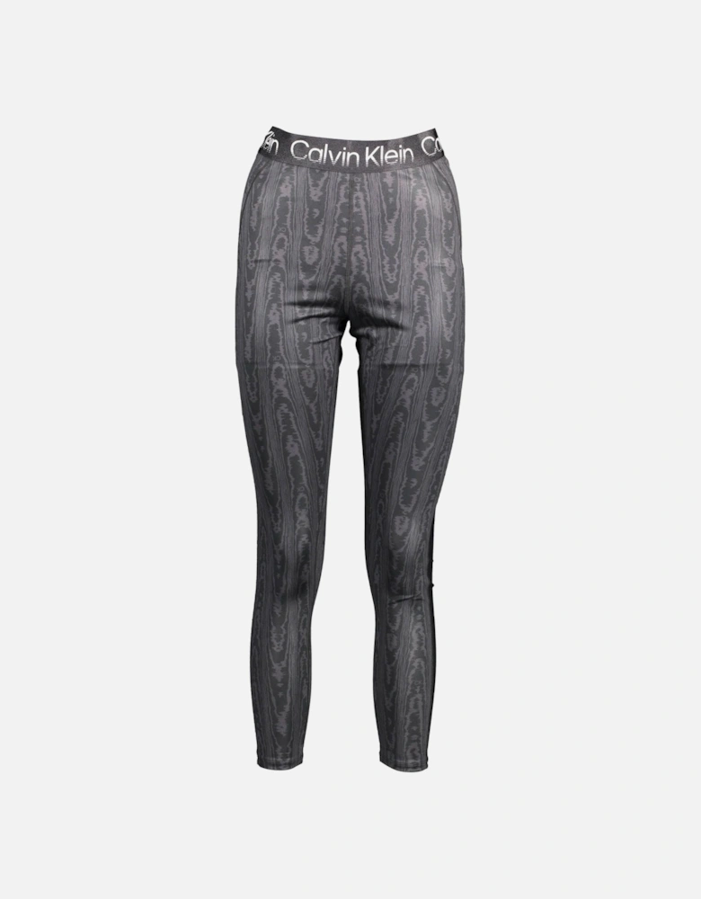 Performance Leggings Wood Grain Print