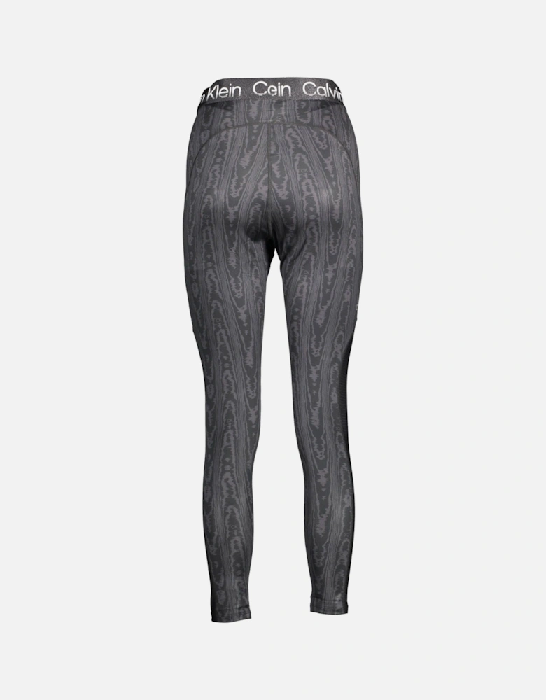 Performance Leggings Wood Grain Print