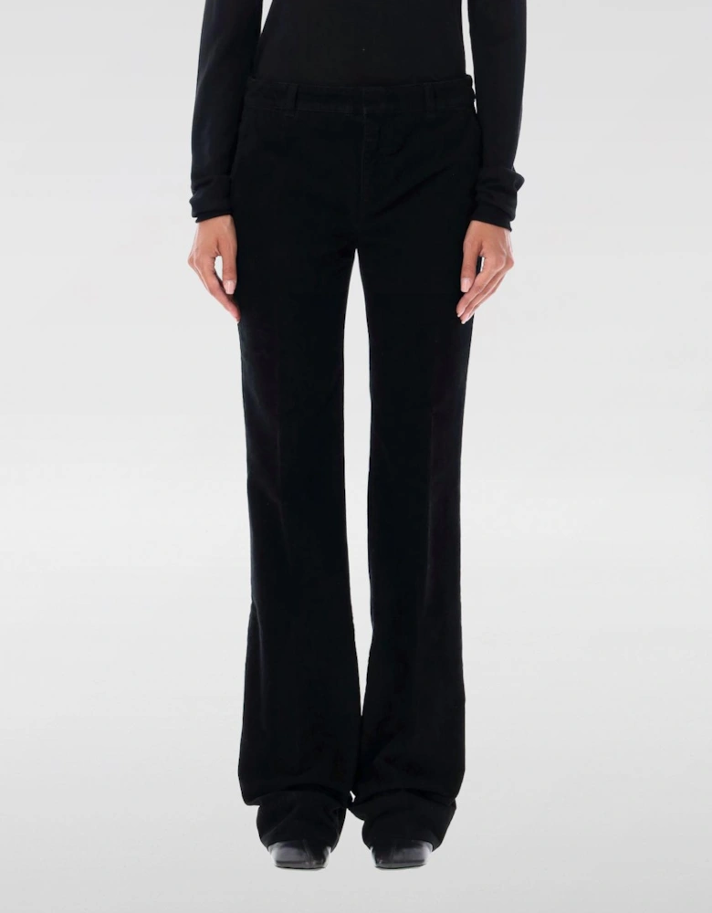 Velvet Flare Trousers