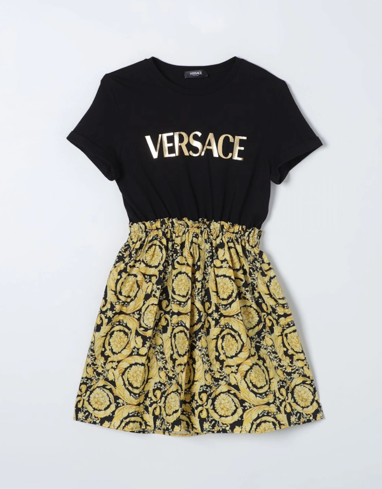 Baroque Print Dress