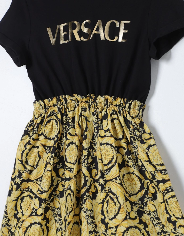 Baroque Print Dress