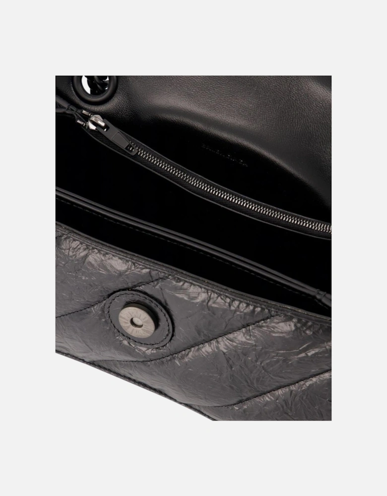 Crush Chain Leather Hobo Bag