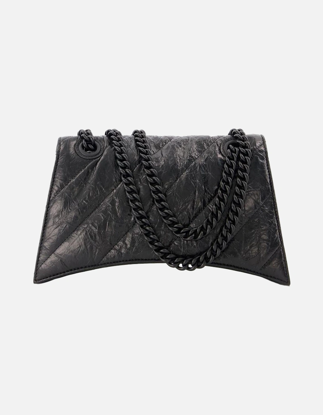 Crush Chain Leather Hobo Bag, 5 of 4
