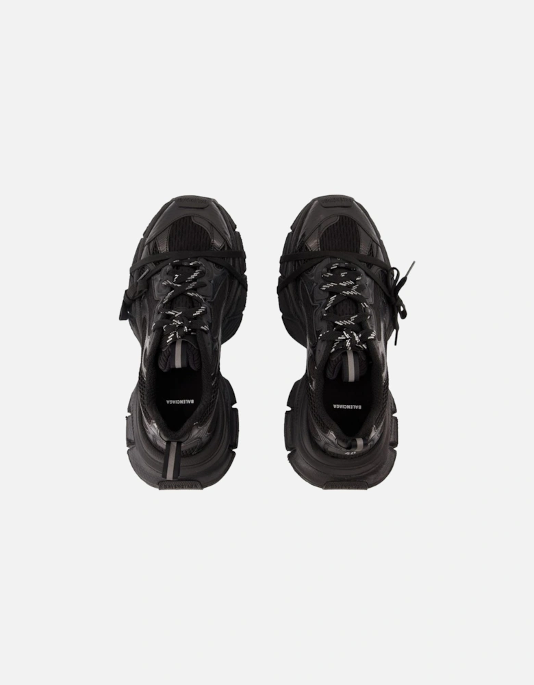 Black Synthetic 3XL Sneakers