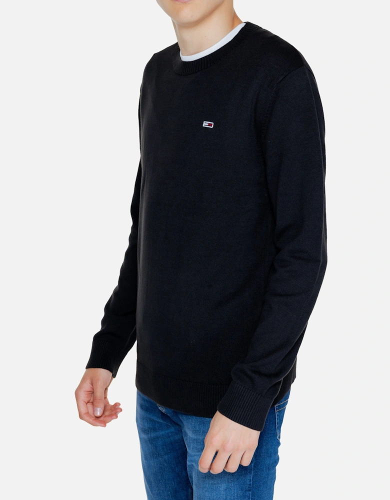 Men's Essential Crewneck Sweater  Black