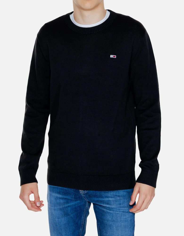 Men's Essential Crewneck Sweater  Black