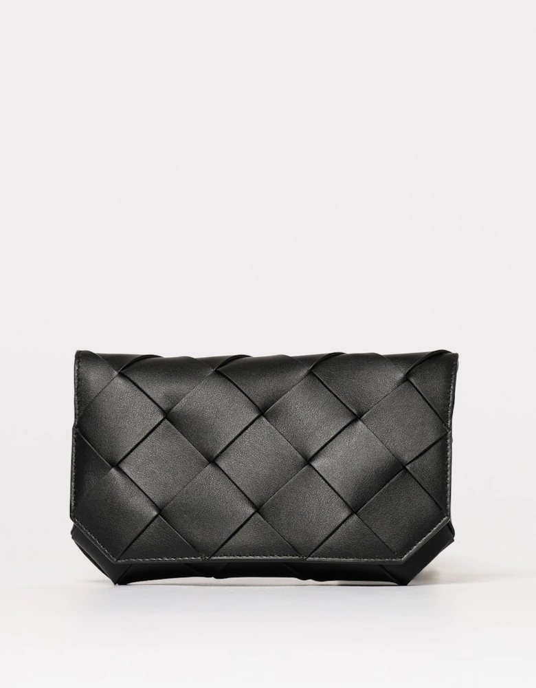 Leather Intrecciato Weave Briefcase