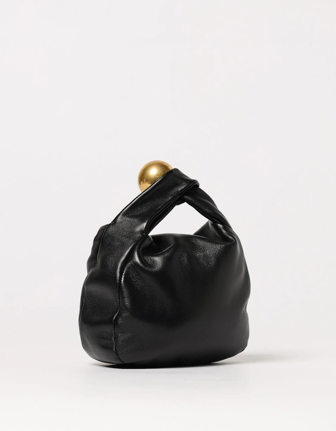 Knotted Leather Clutch Bag