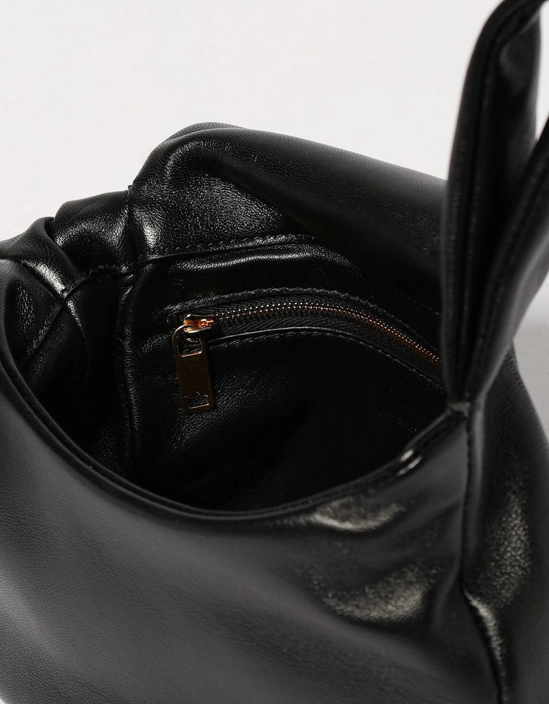 Knotted Leather Clutch Bag