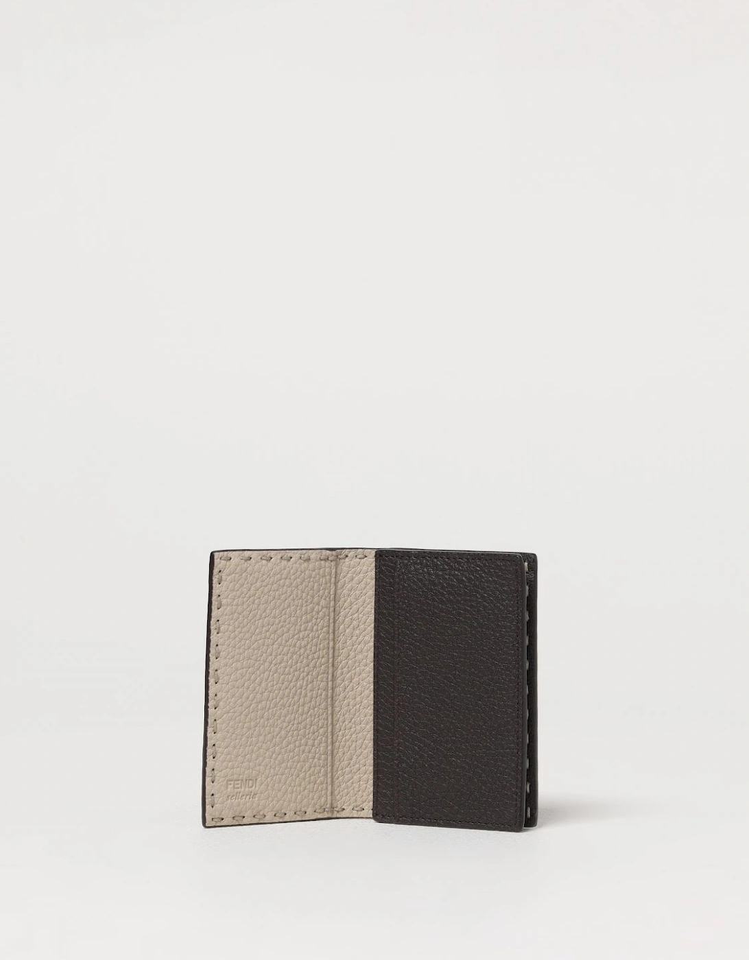 Pebbled Leather Wallet Key Holder