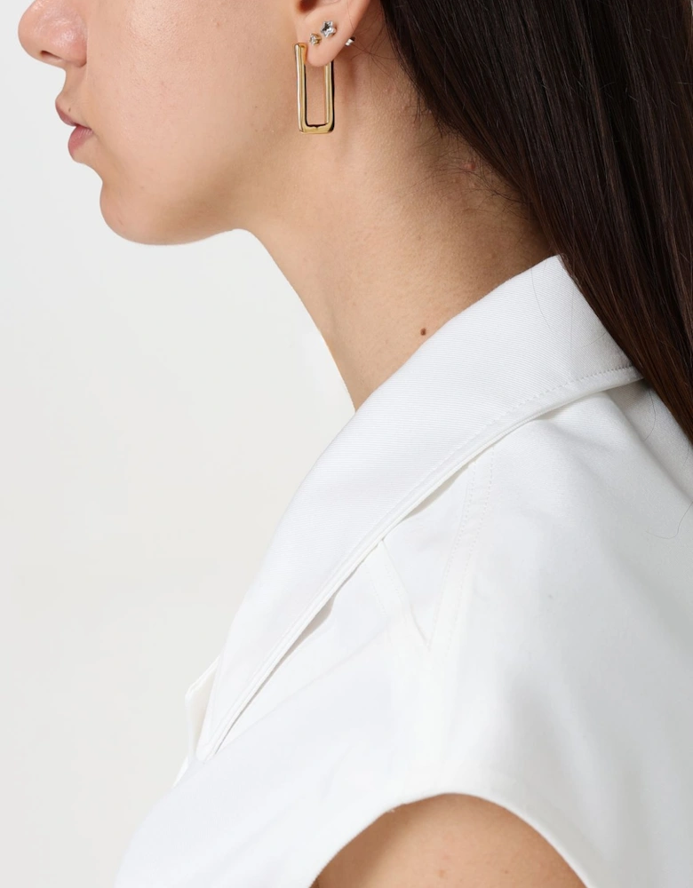 Rectangular Hoop Earrings