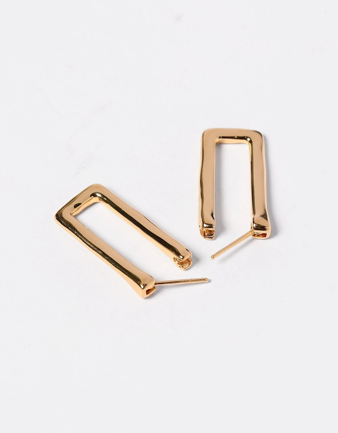 Rectangular Hoop Earrings