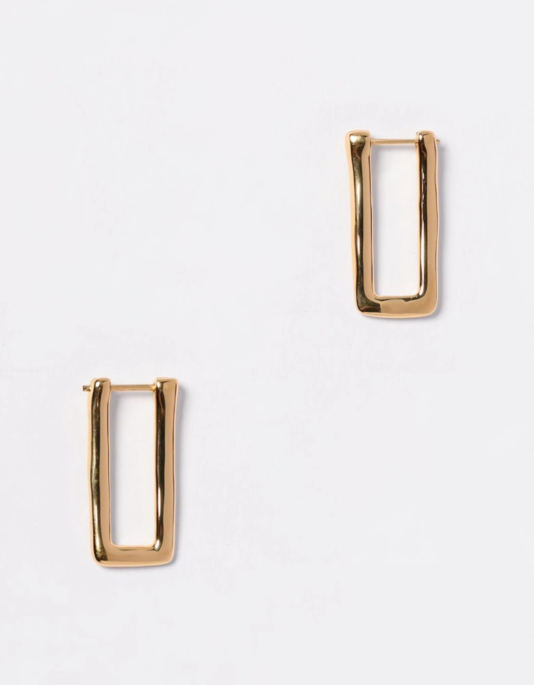 Rectangular Hoop Earrings
