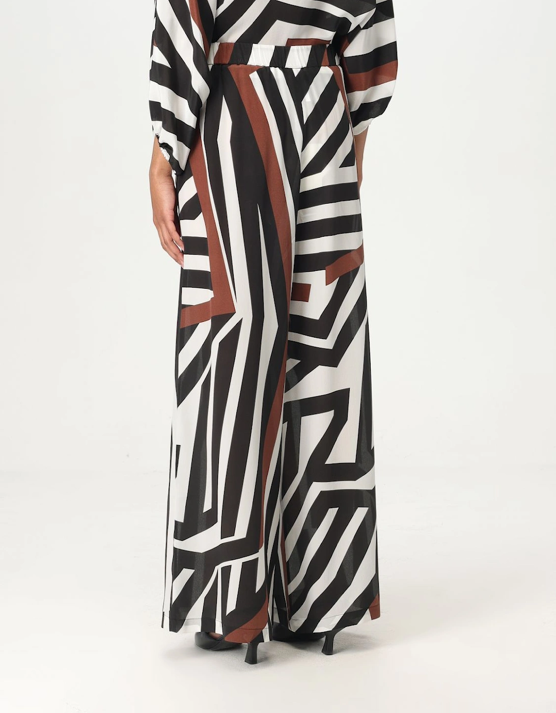 Geometric WideLeg Pants