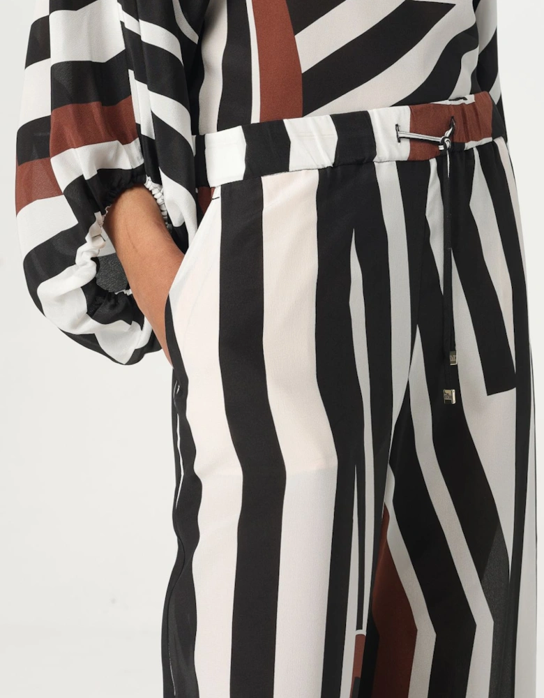 Geometric WideLeg Pants