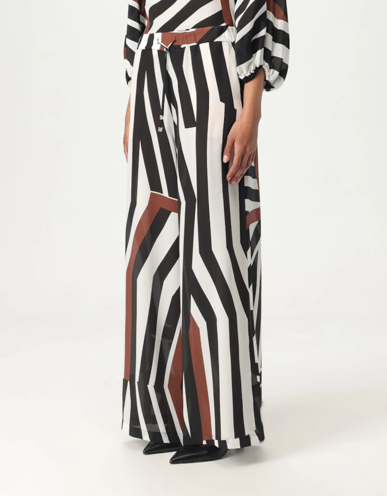 Geometric WideLeg Pants