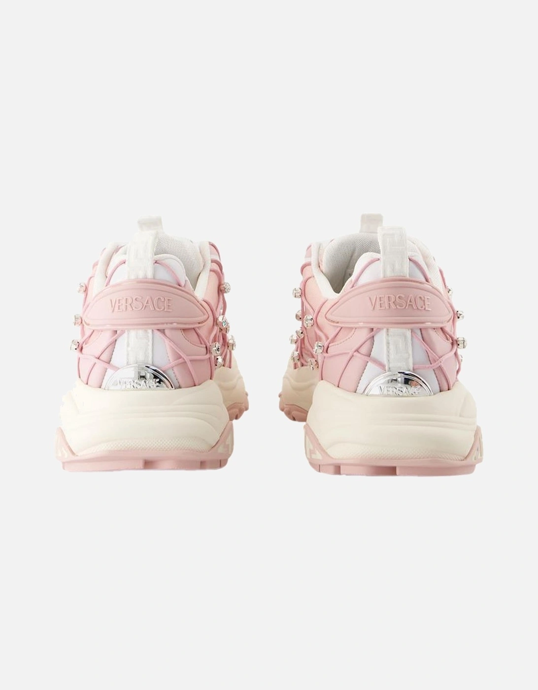 Chain Reaction Sneaker Pink Crystal Embellishments