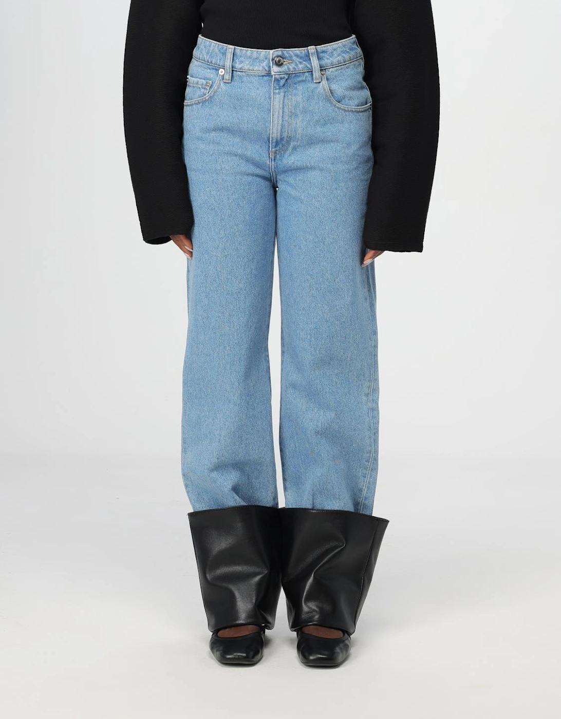 Wide Leg HighWaisted Jeans, 5 of 4