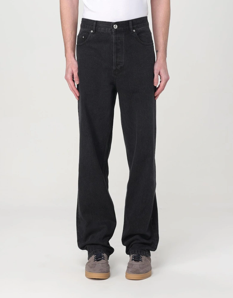 Petit Standard Jeans Black Straight Leg