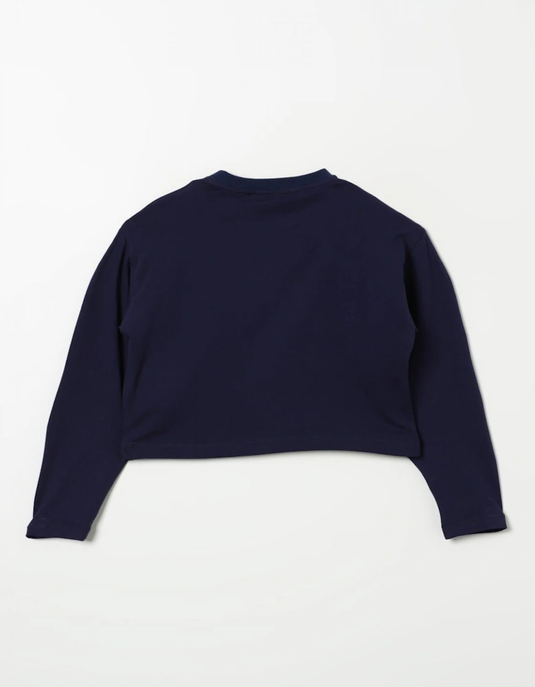 Cropped Long Sleeve Top