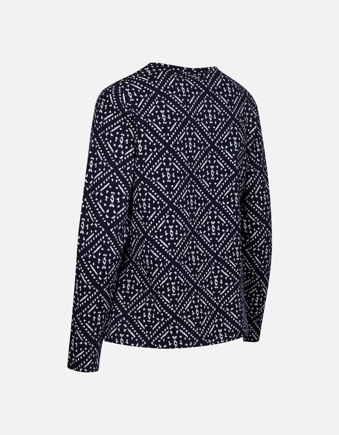 Womens/Ladies Daniela Patterned Long-Sleeved Top