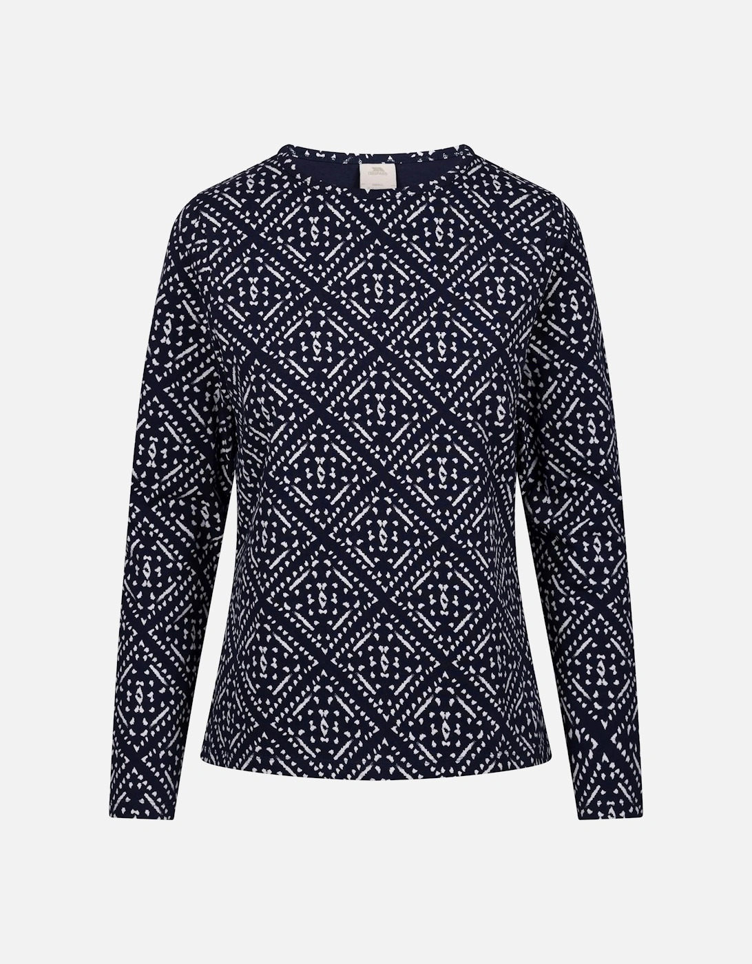 Womens/Ladies Daniela Patterned Long-Sleeved Top, 4 of 3