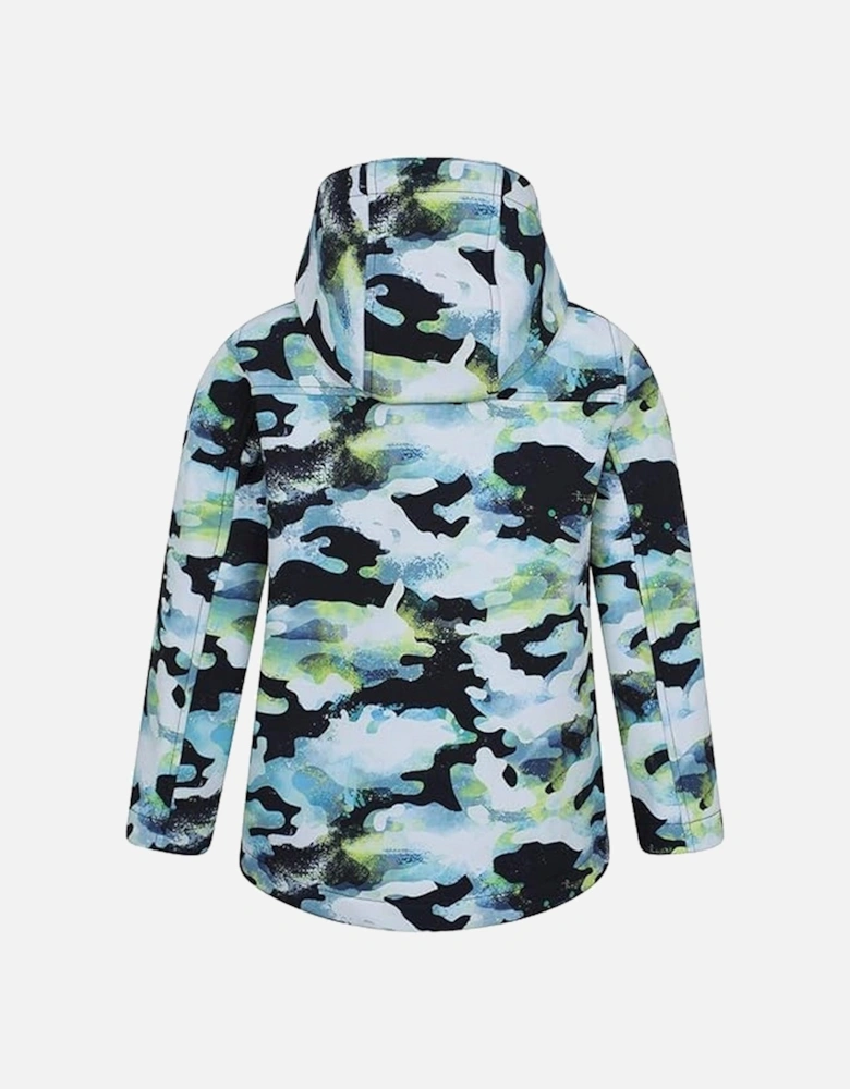 Childrens/Kids Exodus Printed Water Resistant Soft Shell Jacket