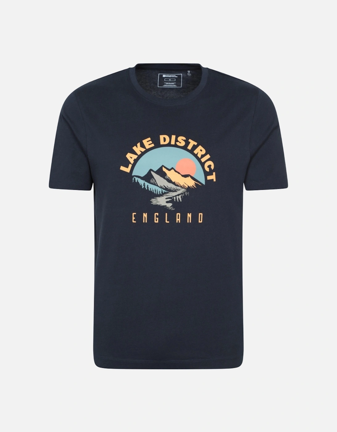 Mens Lake District Short-Sleeved T-Shirt, 6 of 5