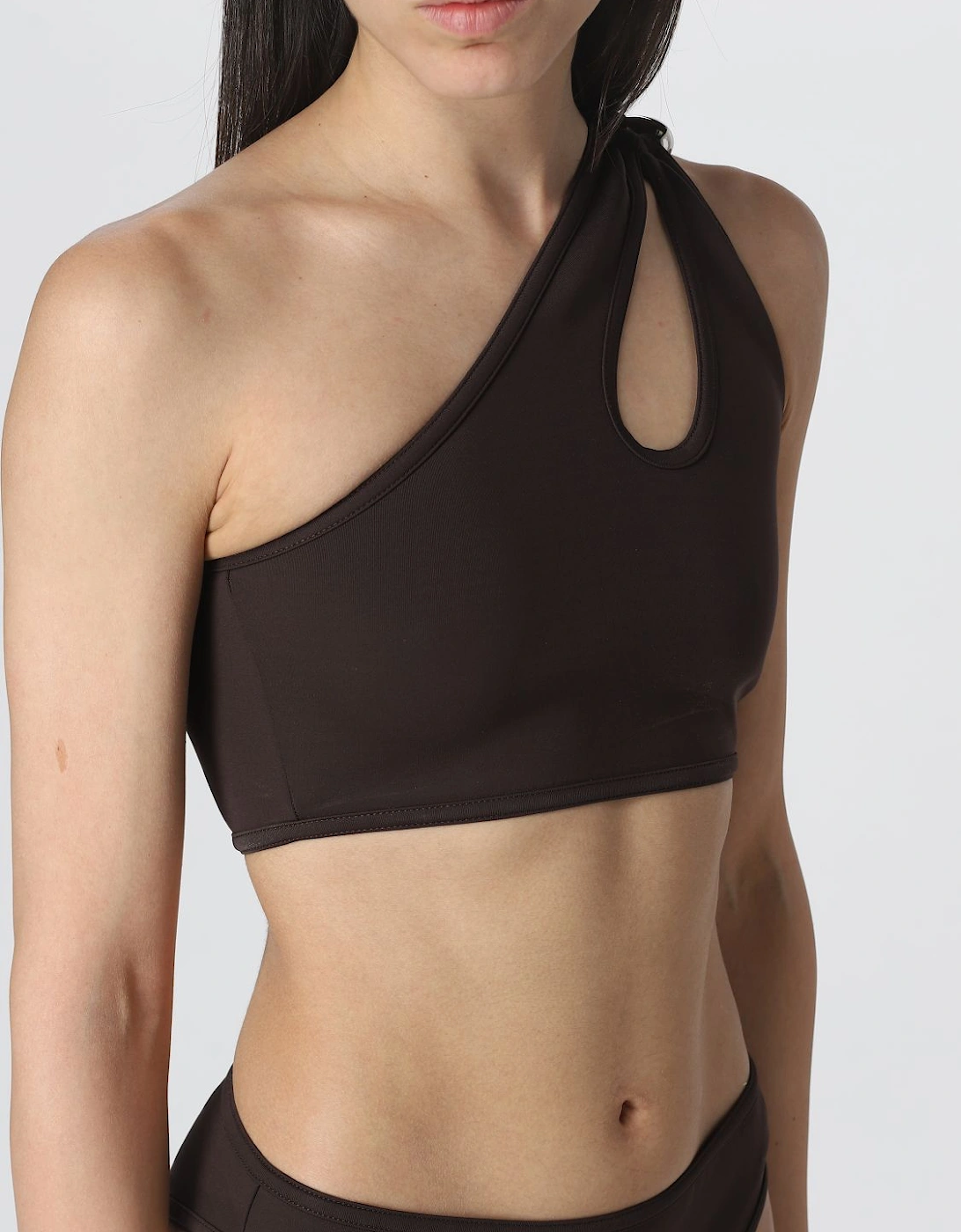 Cutout OneShoulder Swimsuit