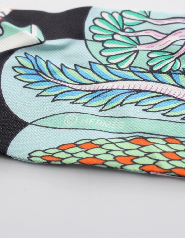 Silk Scarf Colorful Whimsical Design
