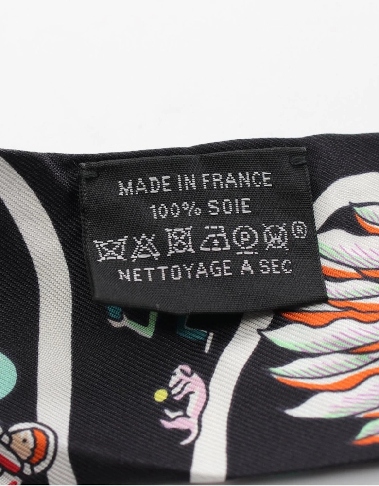 Silk Scarf Colorful Whimsical Design