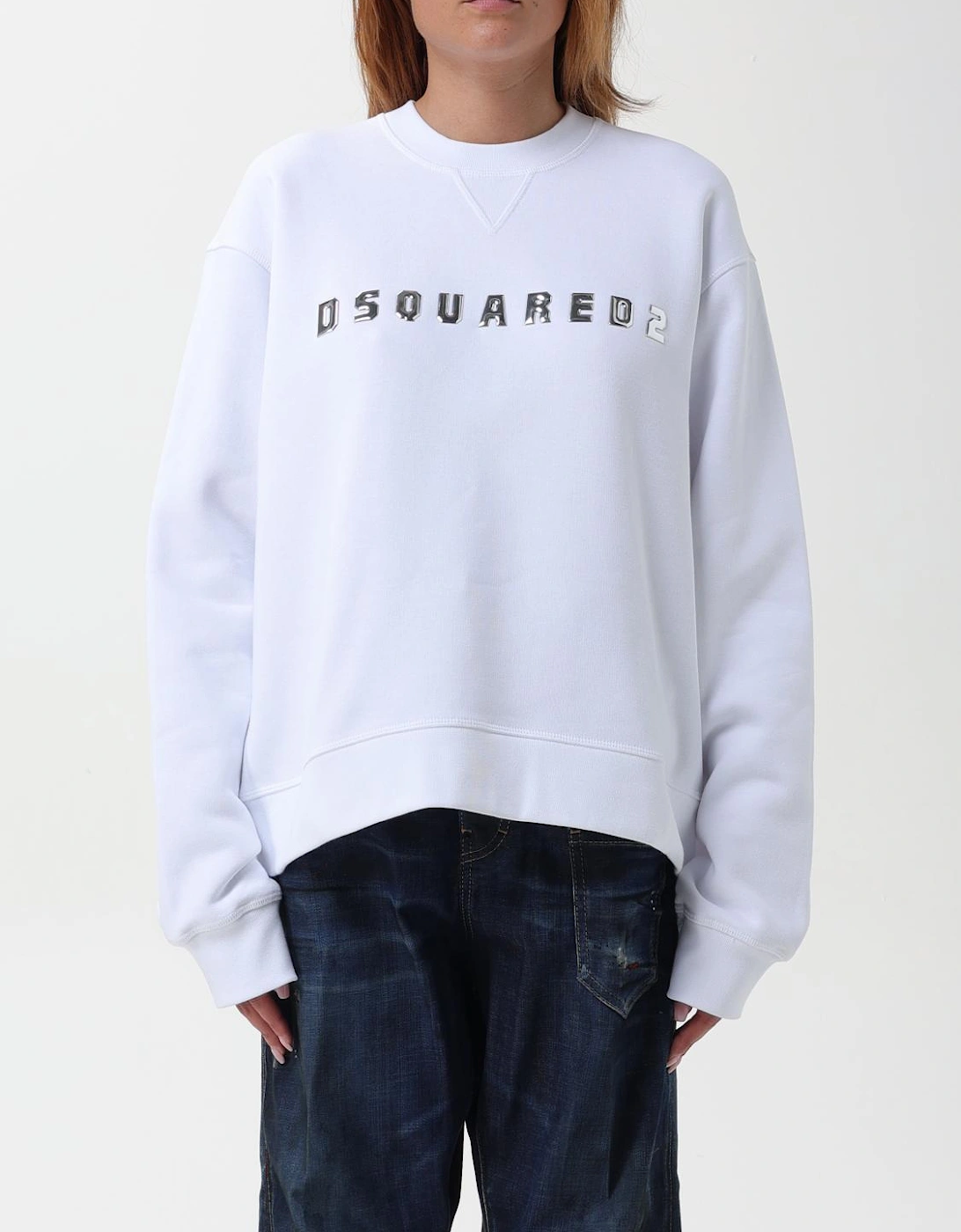 Cropped Sweatshirt Relaxed Fit