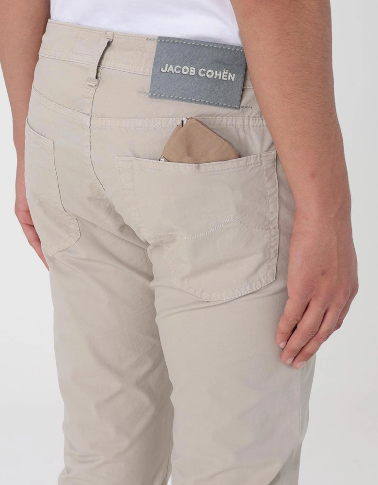 Casual Stretch Cotton Pants