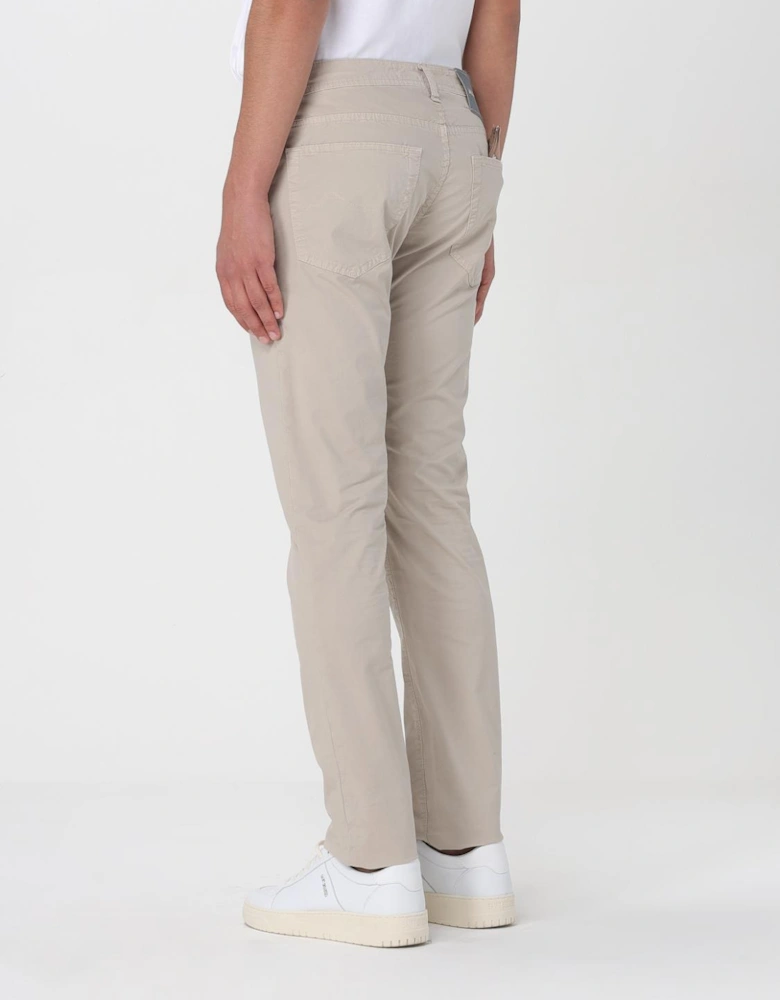 Casual Stretch Cotton Pants