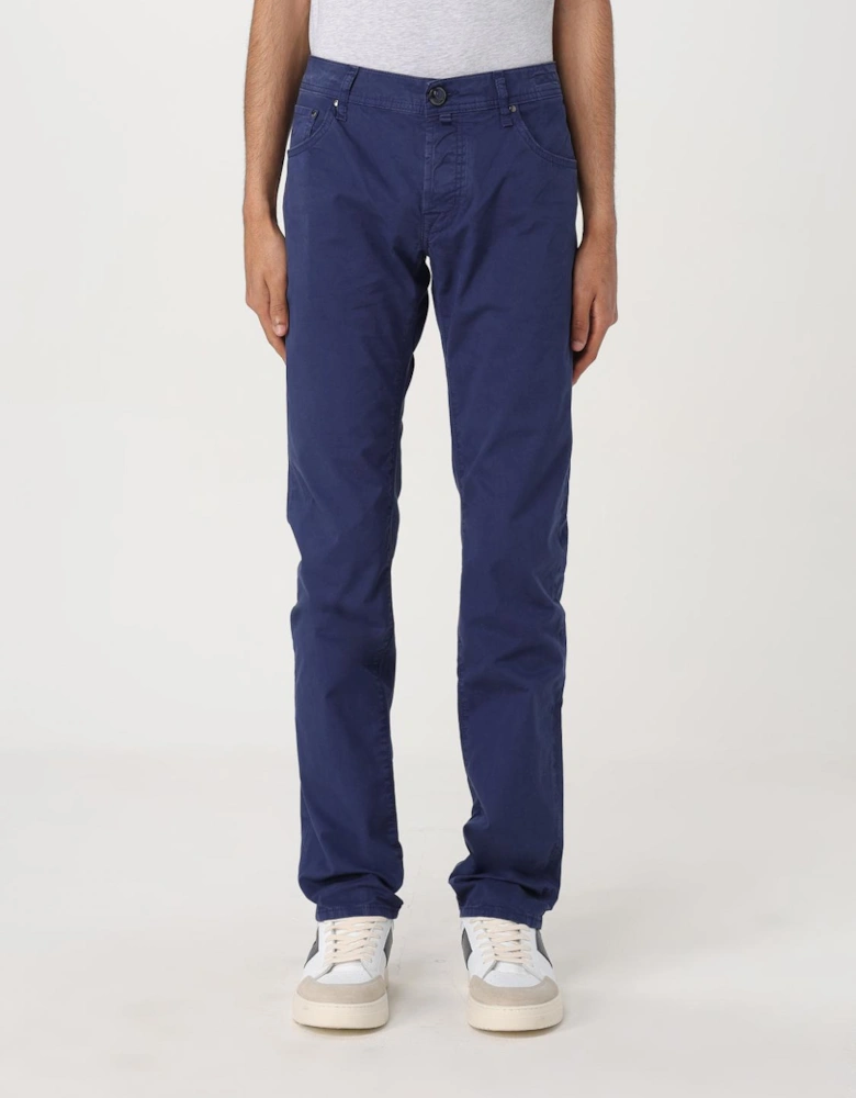 Casual Stretch Cotton Pants